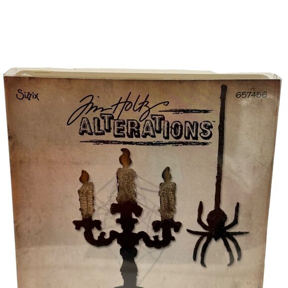 Sizzix Tim Holtz Alterations Bigz 657456 Candlelight Fright Halloween Spider - Picture 2 of 7